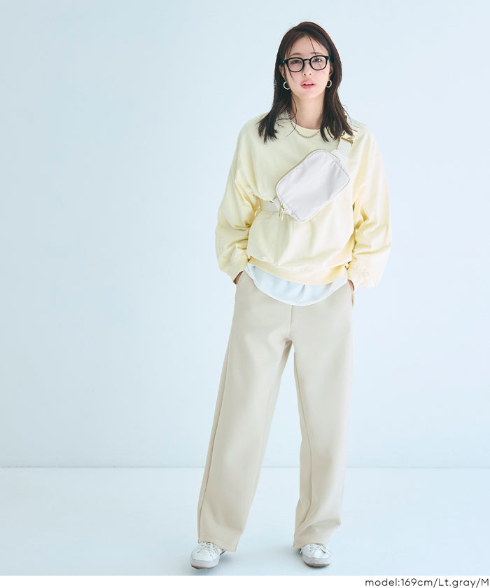 柔軟太空棉錐形休閒褲