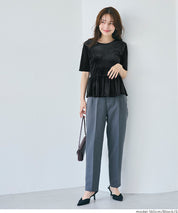 絲絨短袖娃娃上衣