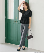 絲絨短袖娃娃上衣