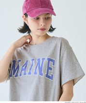 反摺袖口棉質LOGO短袖上衣