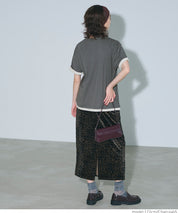 反摺袖口棉質LOGO短袖上衣