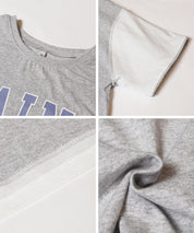 反摺袖口棉質LOGO短袖上衣