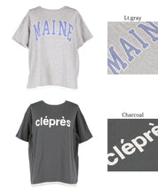 反摺袖口棉質LOGO短袖上衣