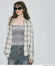 絲絨兩穿帶罩平口背心 OUT BRA