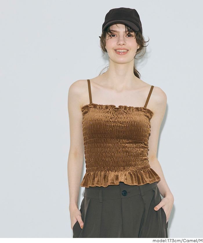 絲絨兩穿帶罩平口背心 OUT BRA