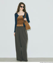 絲絨兩穿帶罩平口背心 OUT BRA