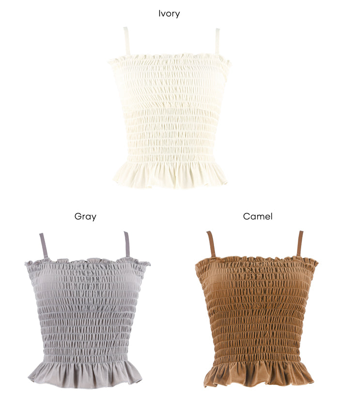 絲絨兩穿帶罩平口背心 OUT BRA