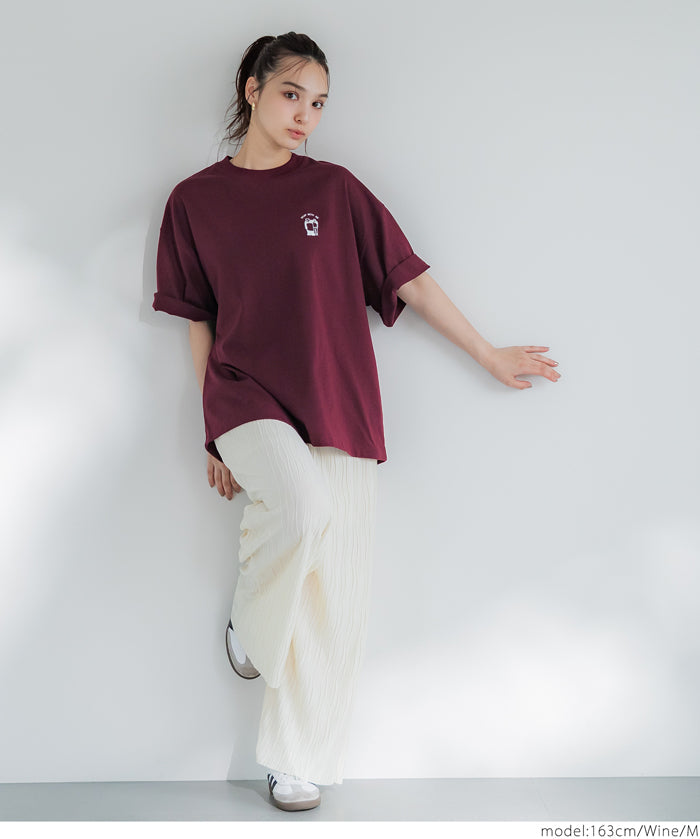 小刺繡點綴T恤