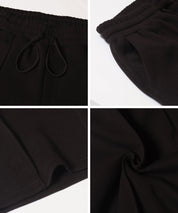 厚磅鹿子織打褶休閒褲