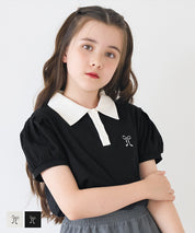 童裝 泡泡袖POLO衫