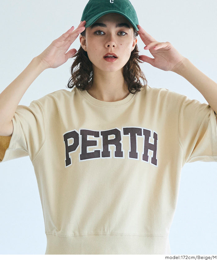 LOGO短袖薄款大學T