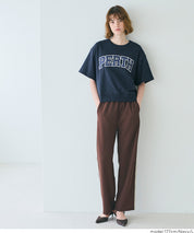 LOGO短袖薄款大學T