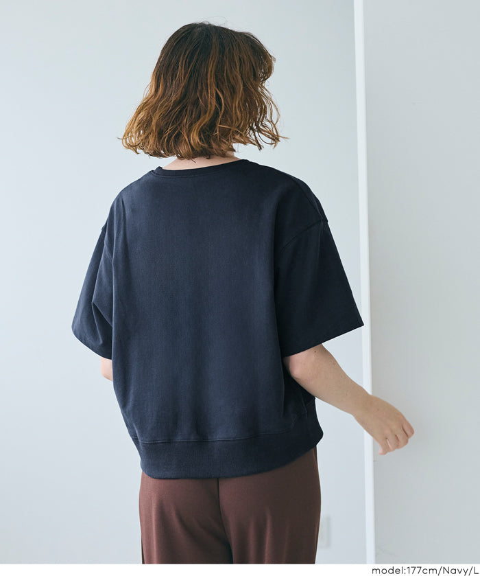 LOGO短袖薄款大學T