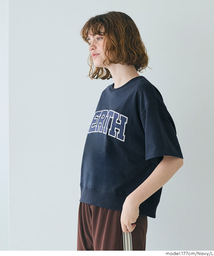 LOGO短袖薄款大學T