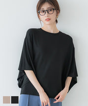垂墜感造型袖子寬鬆上衣