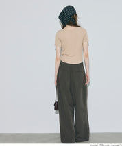 船領羅紋短袖上衣