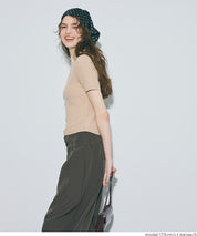 船領羅紋短袖上衣