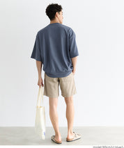 棉感雙層布短袖上衣