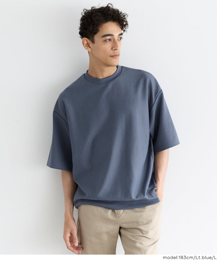 棉感雙層布短袖上衣