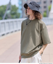 棉感雙層布短袖上衣