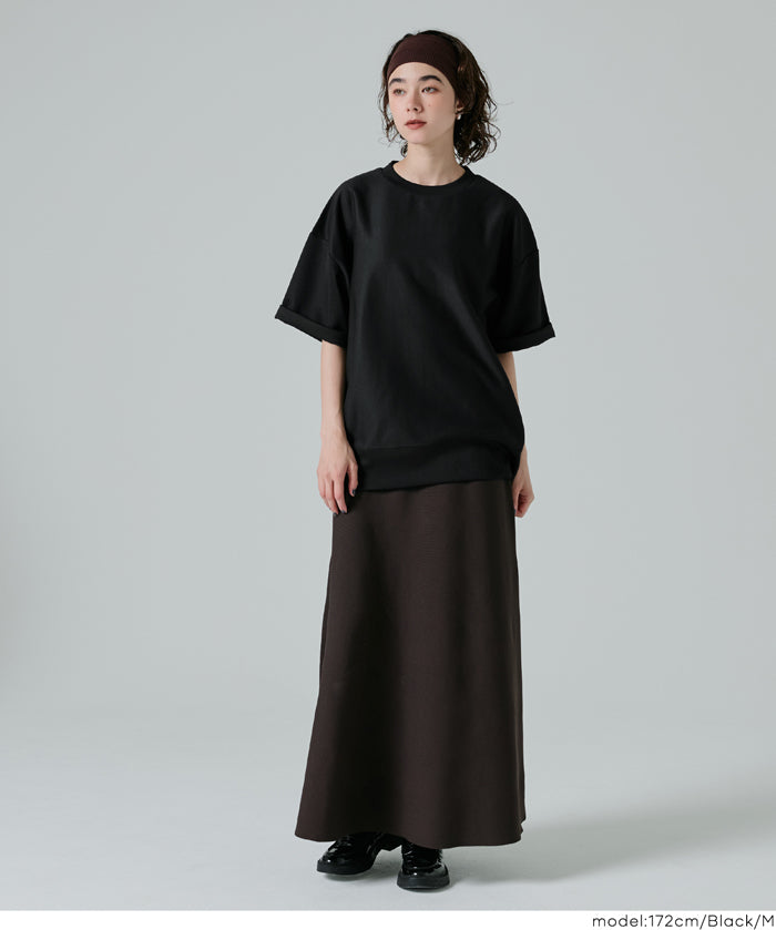 棉感雙層布短袖上衣