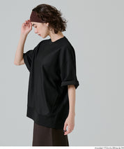 棉感雙層布短袖上衣