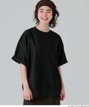 棉感雙層布短袖上衣