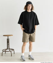 棉感雙層布短袖上衣