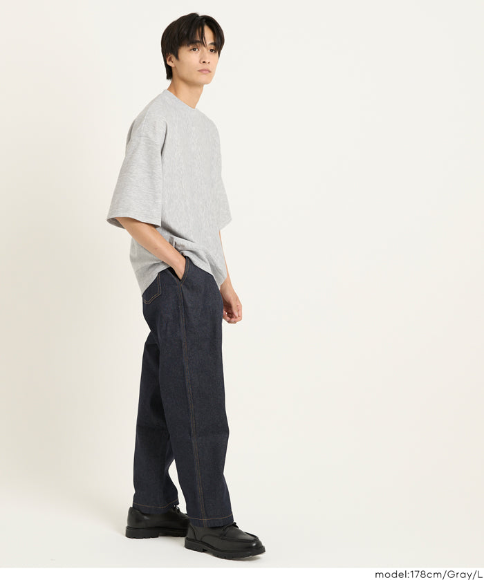 棉感雙層布短袖上衣