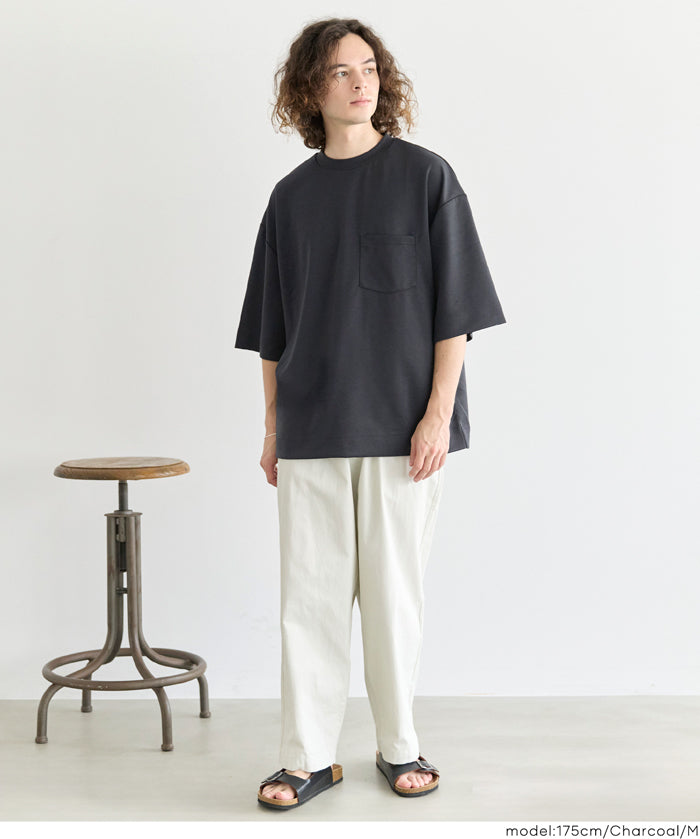 棉感雙面布寬版T恤