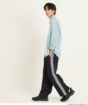 柔軟太空棉側線條休閒褲