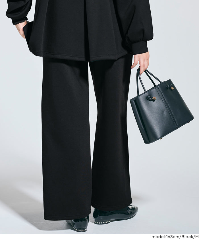 柔軟太空棉打摺休閒褲