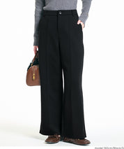 柔軟太空棉打摺休閒褲