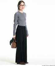 柔軟太空棉打摺休閒褲