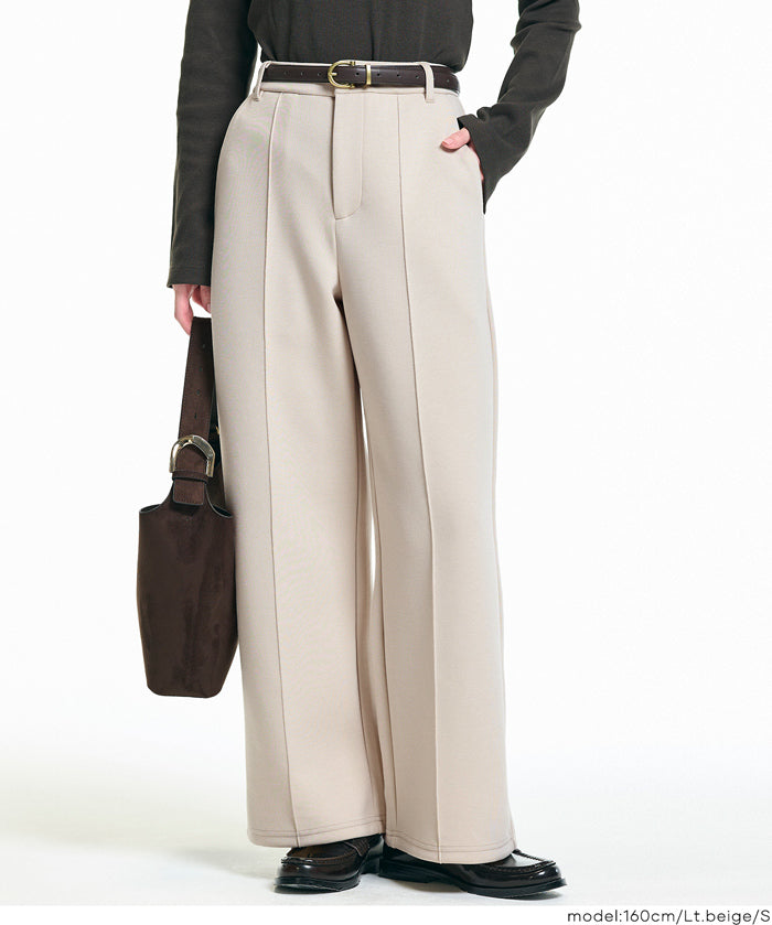 柔軟太空棉打摺休閒褲