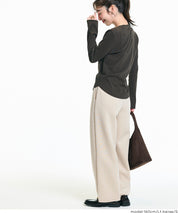 柔軟太空棉打摺休閒褲