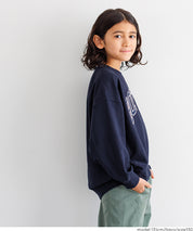 童裝 親子同款 LOGO輕薄長袖大學T