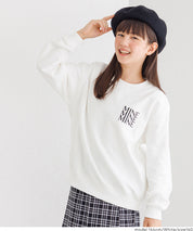 童裝 重磅內刷毛刺繡LOGO大學T