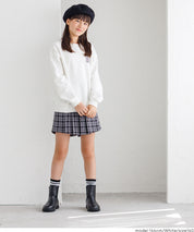 童裝 重磅內刷毛刺繡LOGO大學T