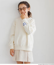 童裝 重磅內刷毛刺繡LOGO大學T