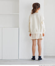 童裝 重磅內刷毛刺繡LOGO大學T