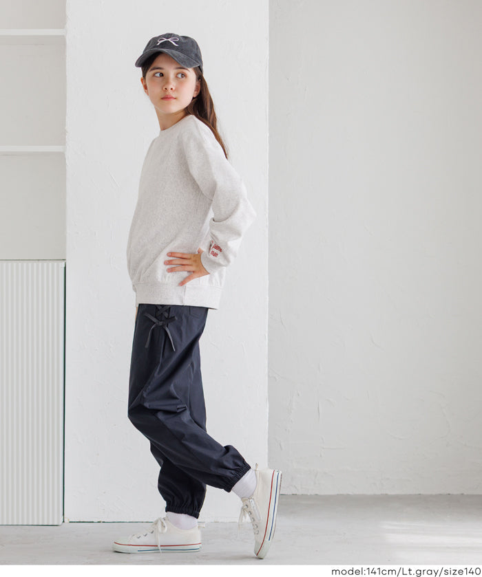 童裝 重磅內刷毛刺繡LOGO大學T