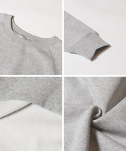 限時優惠★內刷毛插肩袖短版大學T