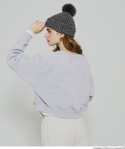 限時優惠★內刷毛插肩袖短版大學T