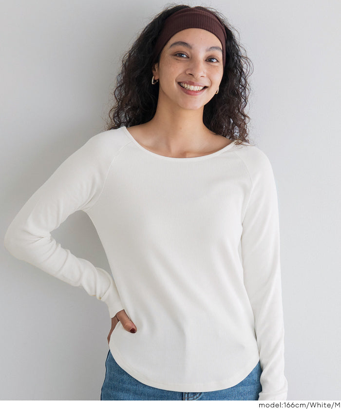 微刷毛圓領上衣