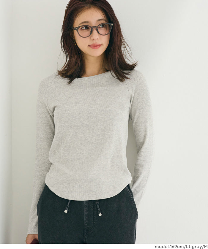 微刷毛圓領上衣