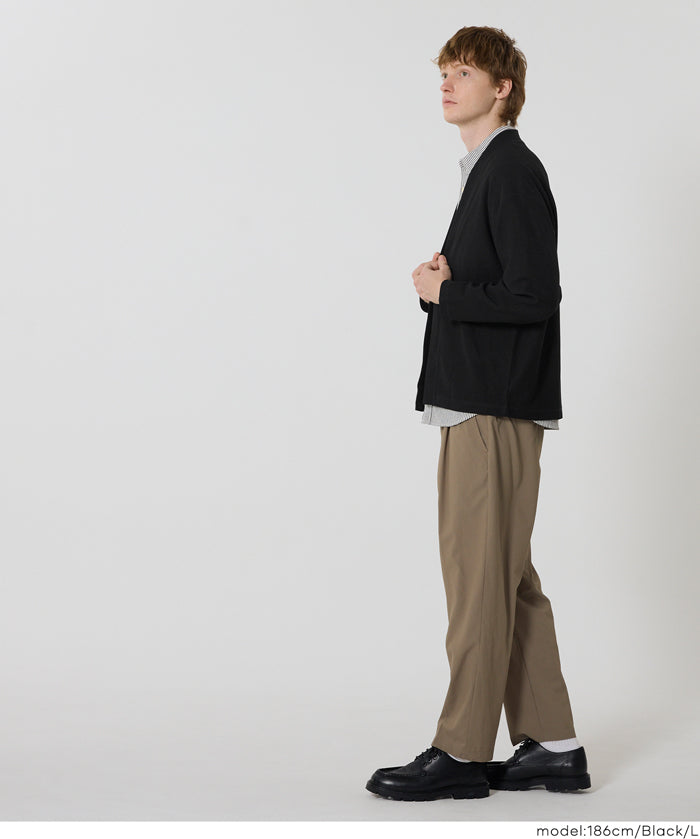 鹿子無鈕針織外套