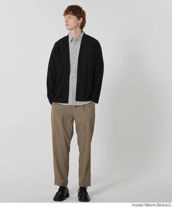 鹿子無鈕針織外套