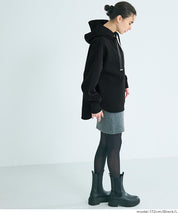 柔軟太空棉寬鬆長袖連帽上衣