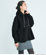 柔軟太空棉寬鬆長袖連帽上衣